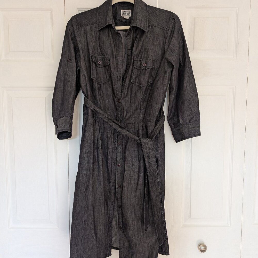 Converse one star dress cotton grey